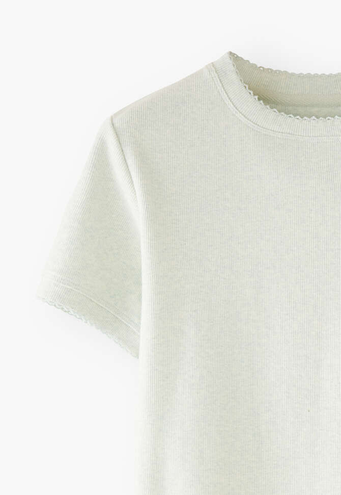 T-Shirt aus geripptem Jersey, Frost, completeTheLook