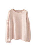 Pullover mit Blouson&auml;rmeln, Rouge, webstill