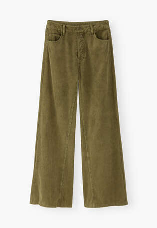 Cordhose, Olivgr&uuml;n, webstill