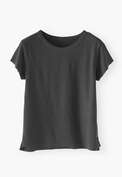 Jersey-T-Shirt, Kohlschwarz, webstill