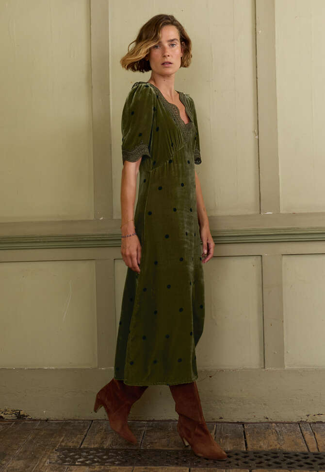 Samtkleid, Moos, completeTheLook