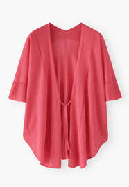 Kimono-Cardigan, Scharlachrosa, webstill