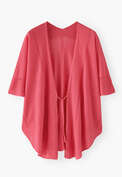Kimono-Cardigan, Scharlachrosa, webstill