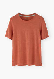Jersey-T-Shirt, Tomatenrot, webstill