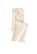 Cropped Jeans mit weitem Bein, Cr&egrave;me, webstill