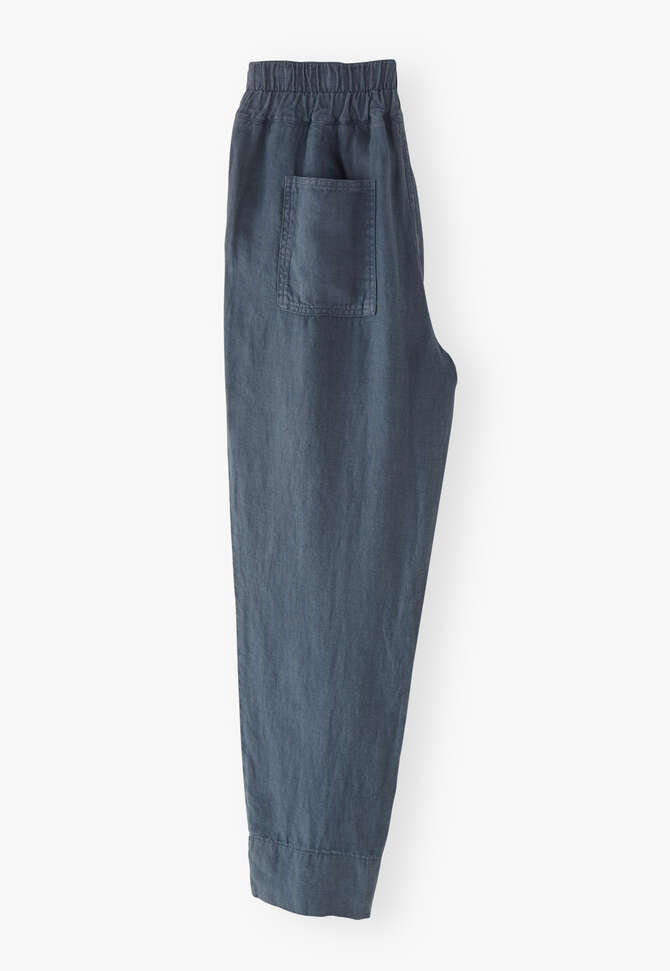 Schmal zulaufende Hose, Gewaschenes Tintenblau, completeTheLook