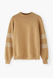 Raglanpullover, Sand, webstill