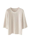 Jacquard-Pullover, Ecru, webstill