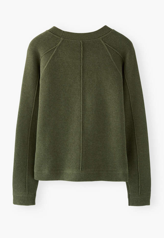 Raglanpullover, Dunkles Waldgr&uuml;n, completeTheLook