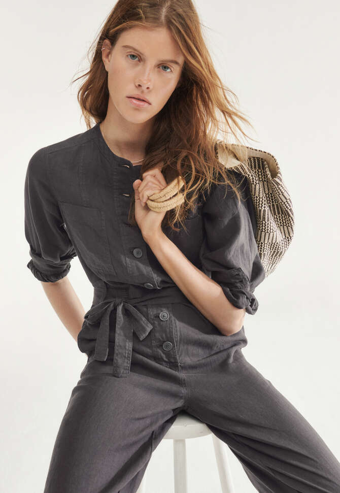 Jumpsuit, Kohlschwarz, completeTheLook