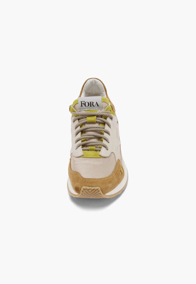 Sneaker, Cognac/Ecru, completeTheLook