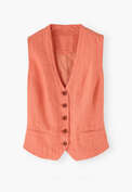 Weste, Rote Koralle, webstill