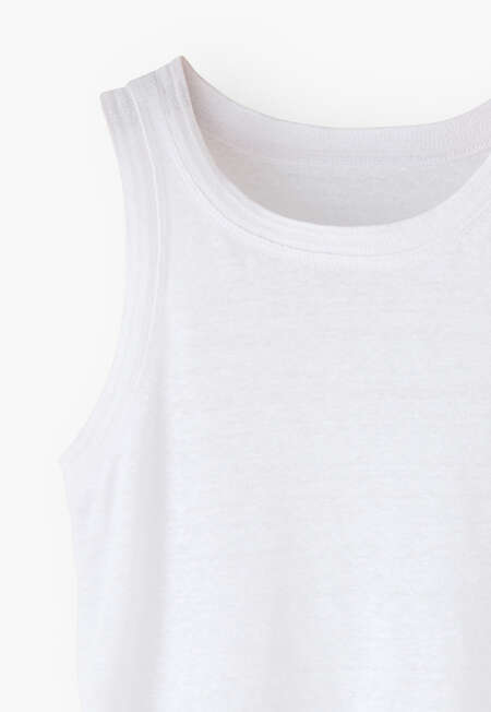 Jersey-Tr&auml;ger-Top, Wei&szlig;, completeTheLook