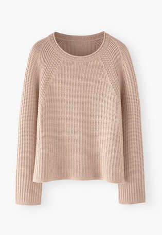 Raglanpullover, Bl&uuml;te, webstill