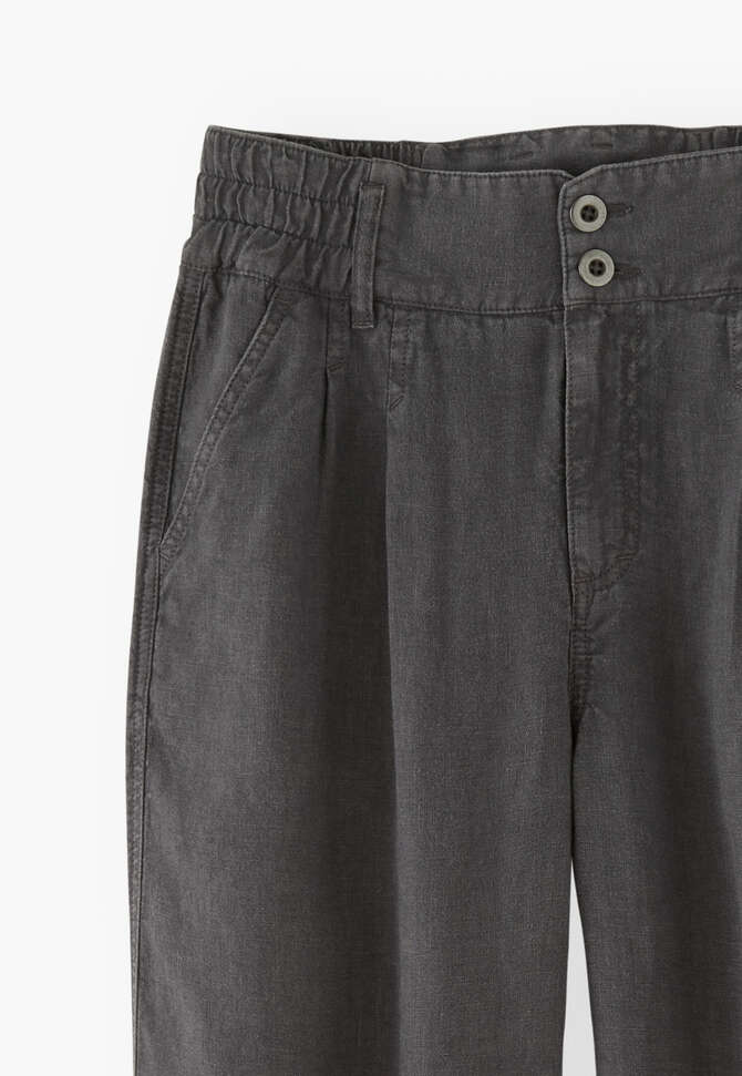 Hose im Mom-Stil, Kohlschwarz, completeTheLook
