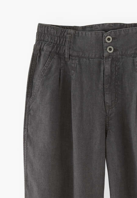 Hose im Mom-Stil, Kohlschwarz, completeTheLook
