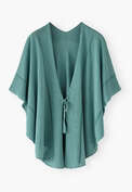 Kimono-Cardigan, Zartes Aqua, webstill