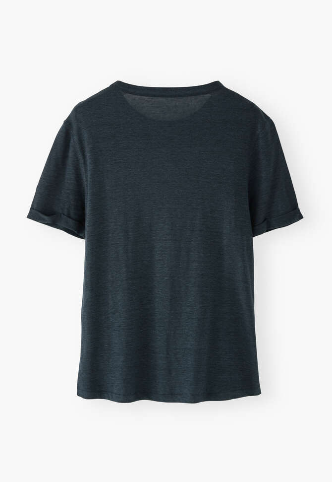Jersey-T-Shirt, Petrolschwarz, completeTheLook