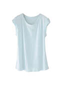 Langes T-Shirt, Chambray, webstill