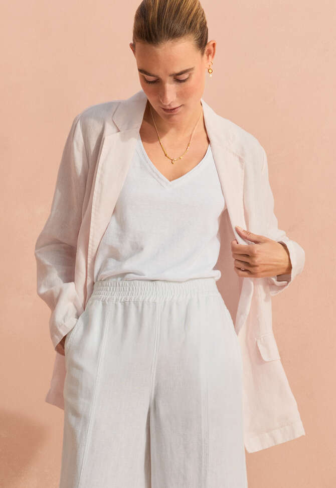 Entspannter Blazer, Blasse Bl&uuml;te, completeTheLook