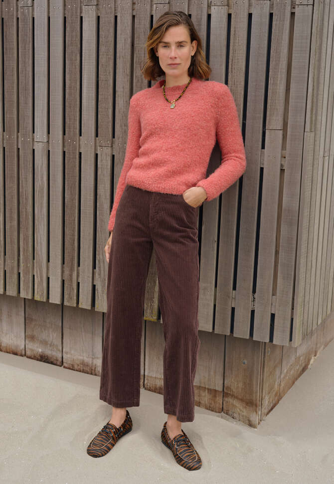 Pullover mit Rundhalsausschnitt, Bonbonpink, completeTheLook