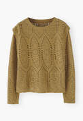 Broderie-Top, Goldenes Oliv, webstill
