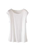 Langes T-Shirt, Wei&szlig;, webstill
