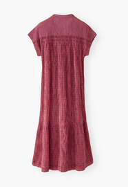 Karomix-Kleid, Pink, webstill