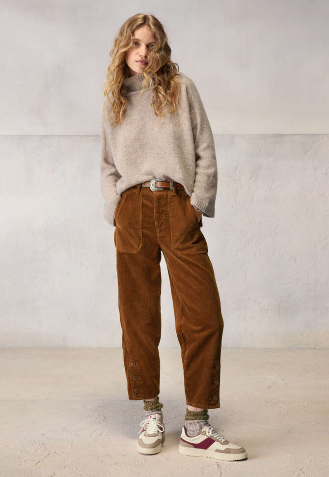Pullover mit hohem Kragen, Nerz-Twist, completeTheLook