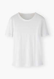 Jersey-T-Shirt, Wei&szlig;, webstill