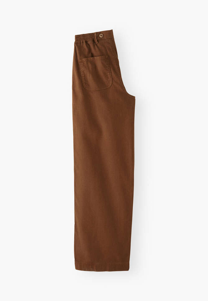Hose mit weitem Bein, Tobacco, completeTheLook