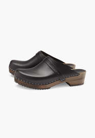 Clogs, Schwarz, webstill
