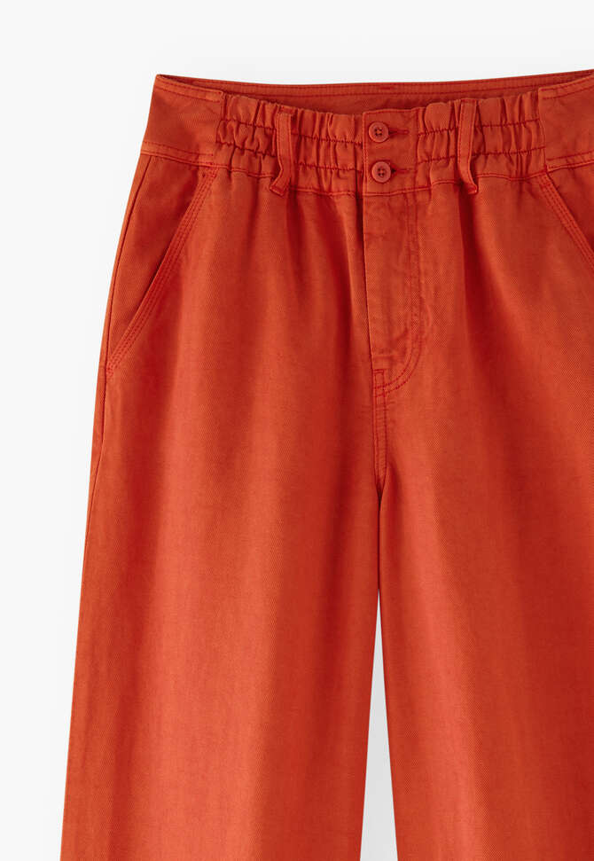 Hose mit weitem Bein, Zinnoberorange, completeTheLook