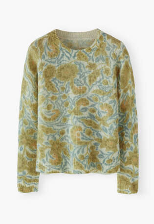 Pullover mit Print, Zartes Moosgr&uuml;n, webstill