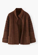 Strickjacke, Espresso, webstill