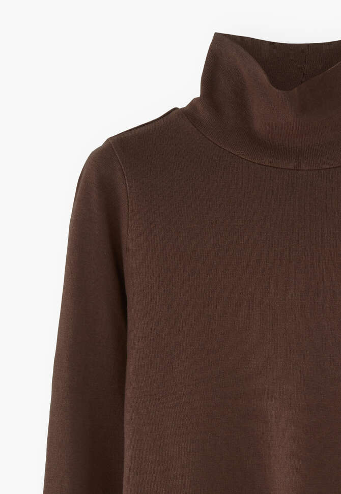 Rollkragentop, Schokolade, completeTheLook
