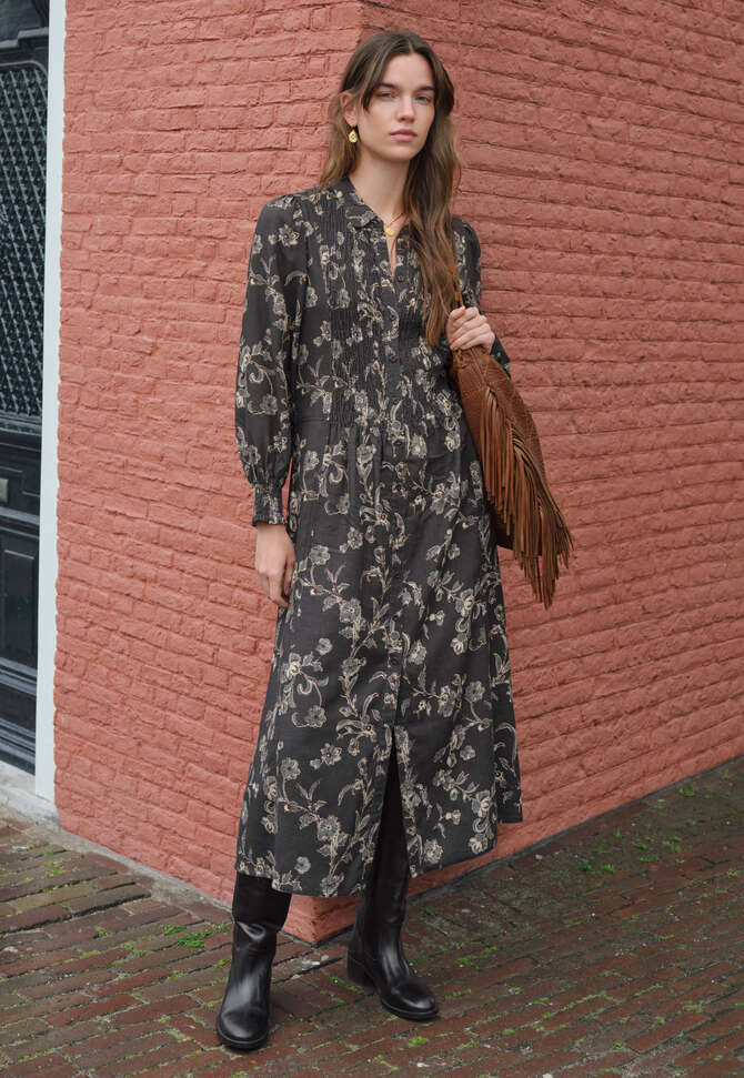Print-Kleid, Monochrom, completeTheLook