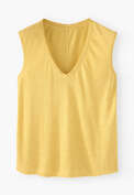 Tank-Top aus Jersey, Sonnenscheingelb, webstill