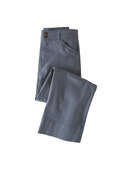 Cropped Jeans mit weitem Bein, Petrol, webstill