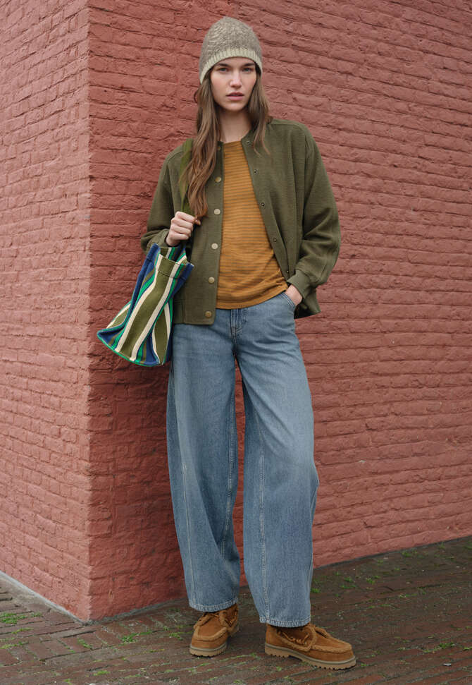 Jersey-Jacke, Moos, completeTheLook