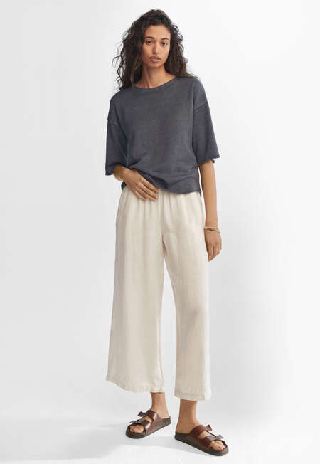 Loopback-T-Shirt, Stahlgrau, completeTheLook