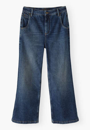 Kick-Flare Jeans, Dunkles Vintage, webstill