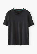 Jersey-T-Shirt, Schwarz, webstill
