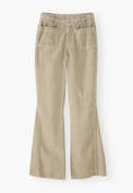 Cordhose mit geflochtenem Detail, Rehbraun, webstill