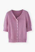 Fangmuster-Pullover, Leuchtendes Cerulean, webstill