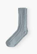Wollsocken, Grau, webstill