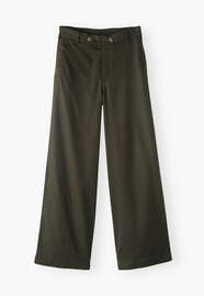 Hose mit weitem Bein, Dark forest, webstill