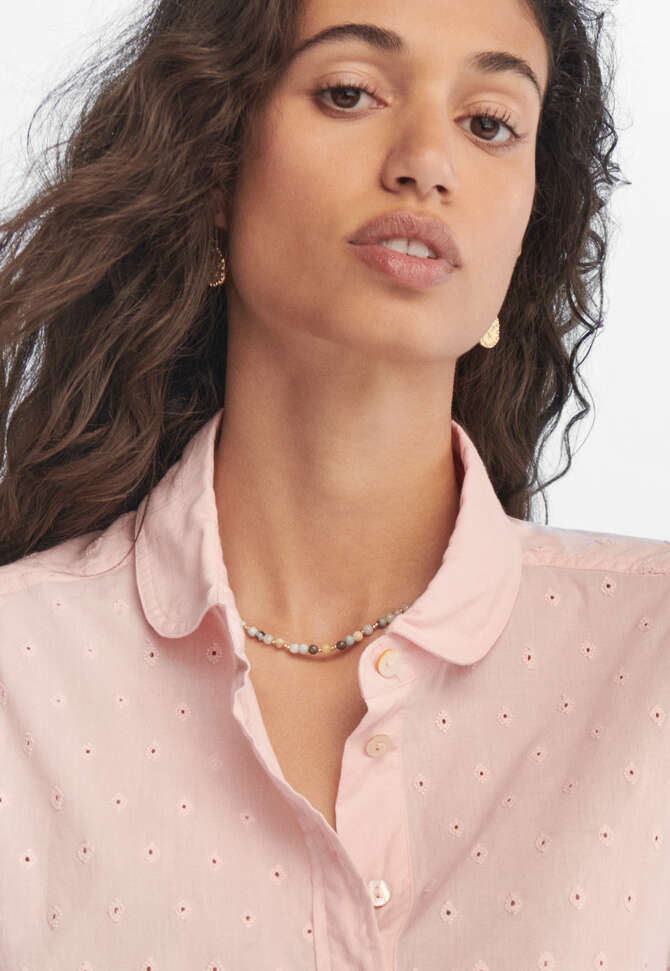 Broderie-Bluse, Zartes Rosa, completeTheLook